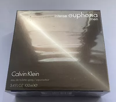 Calvin Klein Euphoria Intense 100ml Men's EDT Spray New Sealed Box Dented/Marked • £98.95