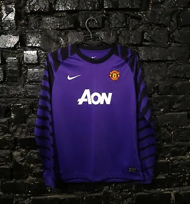 Manchester United Goalkeeper Football Shirt 2010 - 2011 Nike 382461-545 Young XL • $30.59