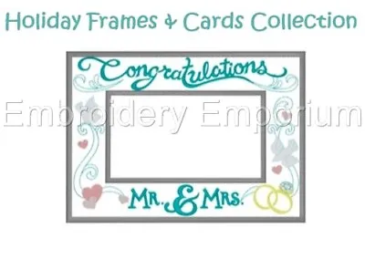 Holiday Frames & Cards Collection - Machine Embroidery Designs On Cd Or Usb 5x7 • £9.95