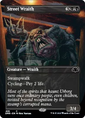 Street Wraith - Borderless - Dominaria Remastered - DMR MTG • $0.99