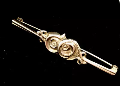 Vintage Ola Gorie Orkney Scottish Silver Brooch • £48