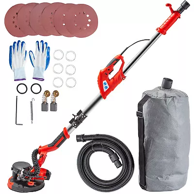 VEVOR Electric Drywall Sander 750W Foldable Wall Sander With Vacuum Bag • $118.99