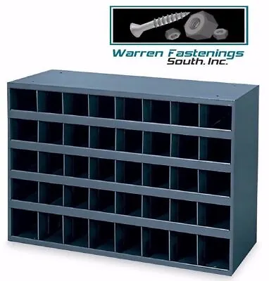 Metal 40 Hole Storage Bin/Cabinet For Bolts Screws Nuts Washers & Fasteners • $301.88