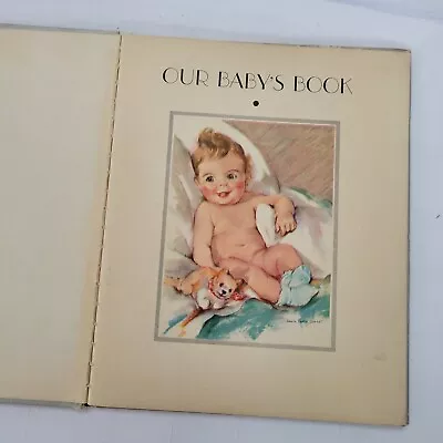 Vintage Unused Our Baby Book Lovely Graphics • $9