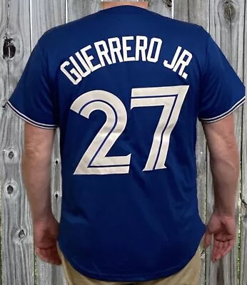 Vladimir  Guerrero Jr  (Blue Jays) Blue / Home Baseball Jersey! Stitched! Large • $32.99