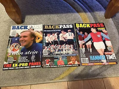 3 X Backpass Football Magazines - Issues 78 85 And 86 Colin Stein Geoff Hurst • £14