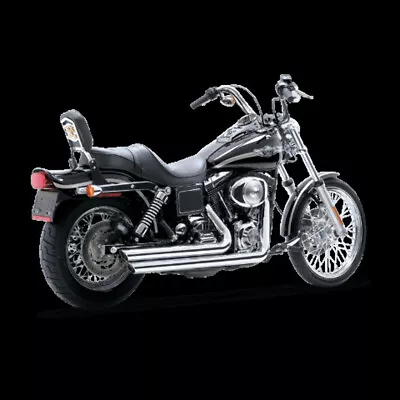 Vance And Hines Big Shot Exhuast Staggered Pcx Chrome M8 Softtail • $1099.99