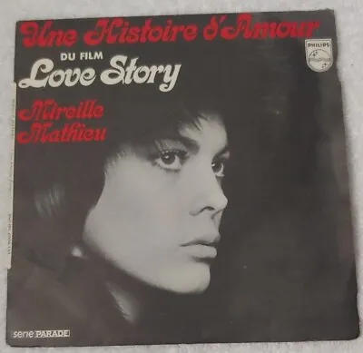 Vintage 1971 Mireille Mathieu  Une Histoire D'Amor   On A Tous...  Vinyl Record • $1.99