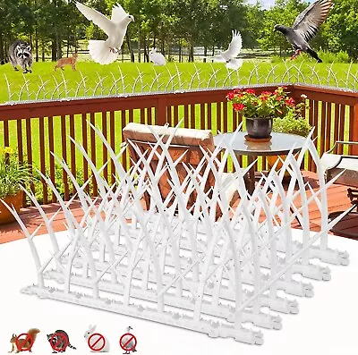 $12.99 • Buy Bird Spikes, Pigeons Spike Strips For And Cat, Squirrel Raccoon Animals Repellen
