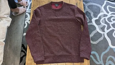 $15 • Buy Club Monaco Red Donegal Sweater Size S