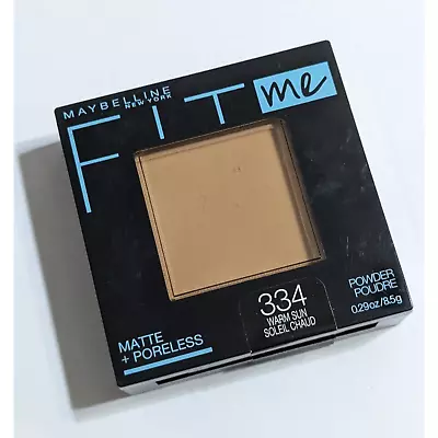 Maybelline Fit Me Matte + Poreless Pressed Powder Compact 334 Warm Sun 0.29oz • $7.31