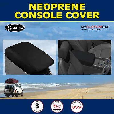 $42.99 • Buy Holden Colorado RG 2012-2020 Neoprene Console Lid Cover Armrest Cover Black