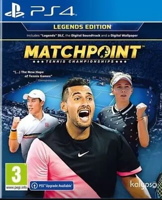 $85.31 • Buy Matchpoint Tennis Championships 2022 PS4 EXCELLENT Condition PS5 Compatible