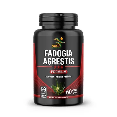 Fadogia Agrestis Pills 1000mg (Maximum Strength) Stem 10:1 Extract 60 Caps • $12.62
