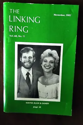 £13.74 • Buy The Linking Ring Magazine November 1982 + Bonus Surprise Magic History Item