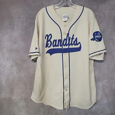 Vintage Majestic Bandits 43 Minor League Baseball Jersey Mens XL USA • $39.99