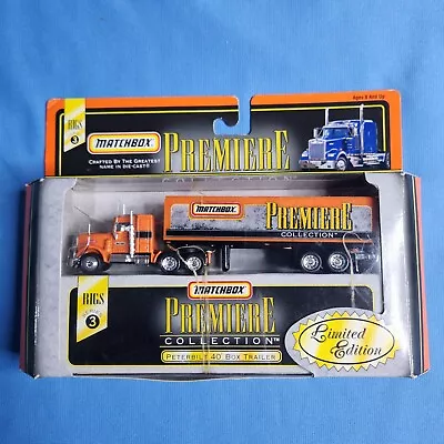 Matchbox Premiere Collection Rigs Series 3 Peterbuilt Trailer NEW • $35