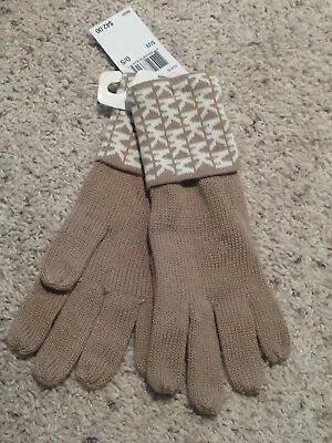 MIchael Kors MK Signature Logo Womens Knit Gloves  • $29.99