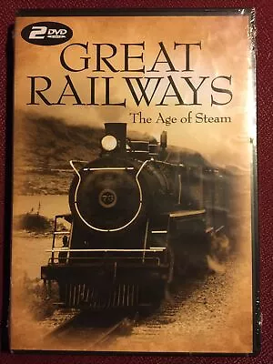 Great Railways: The Age Of Steam (DVD20112-Disc Set) 6 Hours TRAINS • $2