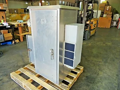 DDB Cabinet 25  W X 25  D X 54  H With 4000 BTU A/C And 400 Watt Heater • $2300