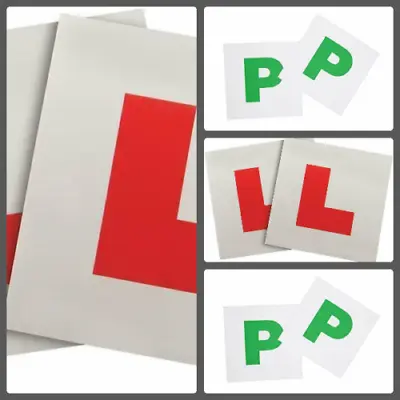 £2.84 • Buy L&P Magnetic Plate New Learner Driver L-Plate & Licensed Driver P-Plate 4 X Pcs