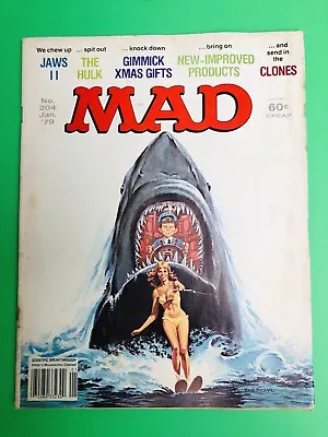 MAD MAGAZINES #204 January 1979 JAWS 2 • $15