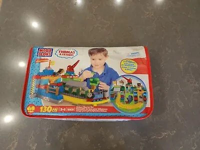 Mega Bloks Thomas Tank Engine & Friends Train Toy Set 130pc Deluxe Starter 10631 • $74.99