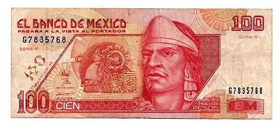 Mexico: Banknote - 100 Pesos 1992 P102 • $14.99