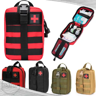 Tactical First Aid Kit Medical Pouch Survival Military Medic Bag Outdoor Utility • $12.56