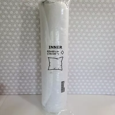 Ikea Inner 26x26” Pillow Form Insert Inner Cushion White New 302.671.25 • £11.57