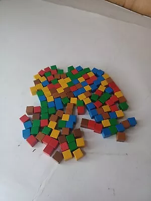 $11.99 • Buy Age Mythology Replacement Cubes Lot 130+ Wooden Board Game Pieces Fantasy Eagle