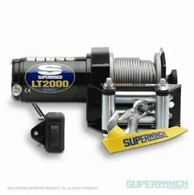 Superwinch 2000 LBS 12 VDC 5/32in X 49ft Steel Rope LT2000 Winch • $138.92