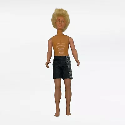 Hasbro 1988 Maxie’s Boyfriend Rob Fashion Doll Ken Boy Blonde Afro Rooted Hair • $9