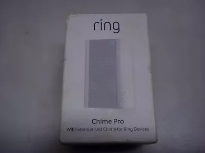 Ring Chime Pro Wi-Fi Extender And Indoor Chime (2nd Generation) White 8AC1PZ-0EN • $30.99