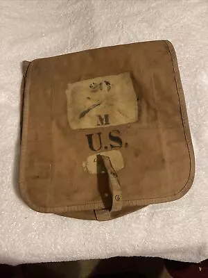 WW1 US Army Issue Haversack Bag Carrier Unit Marked And Named 20 • $35