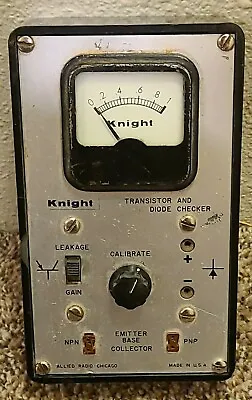 VINTAGE KNIGHT KIT Transistor And Diode Checker • $15