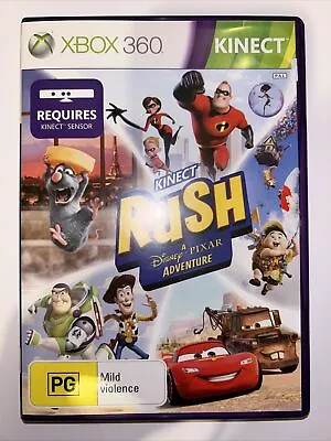 Kinect Rush A Disney Pixar Adventure Xbox 360 2 Disc Set Complete - Like New • $17.88