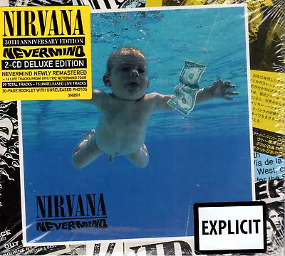 Nirvana Nevermind 30th Anniversary Edition CD NEW 2-disc • $28.50