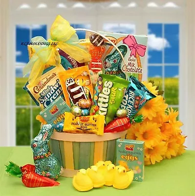 Easter Sweets N Treats Gift Basket Easter Basket Filled Easter Basket • $48.99