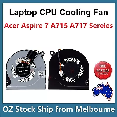 CPU GPU Cooling Fan For Acer Aspire 7 A715-71G A717-71G A717-72G N17C3 Genuine • $33