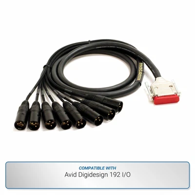 $269.95 • Buy Mogami Gold 10-foot DB25 To XLRM Analog Snake For Avid Digidesign 192 I/O