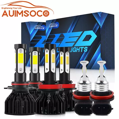 Led Headlights High-Lo Beam Fog Light For Toyota Camry 2007 2008 2009-2014 White • $59.99