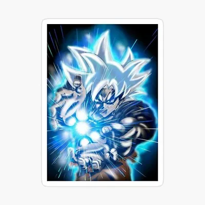 Goku Ultra Instinct Sticker Decal Vinyl For Car Truck Sticker 5 Inch • $7