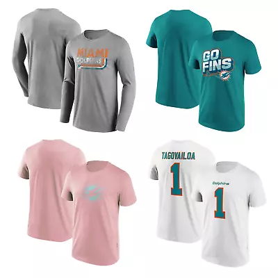 Miami Dolphins NFL T-Shirt Men's American Football Fanatics Top - New • £14.99