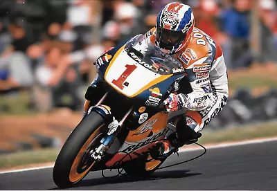 Mick Doohan SIGNED 12x8   Honda Australian 5 Times 500cc Motorcycle Champion • $37.32