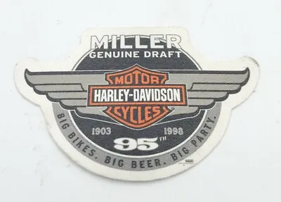 Harley Davidson 95th Anniversary Miller Genuine Draft Canvas Sticker Motorcycle  • $3.99