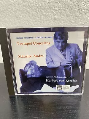 Vivaldi Telemann L. Mozart Hummel - Maurice Andre: Trumpet Concertos Like New • $18.99