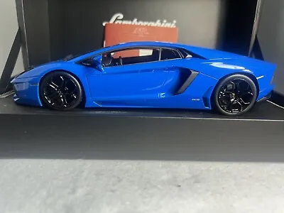 1/18 MR Lamborghini Aventador Blue #12 Of  Limited Run Of 20 • $362.15