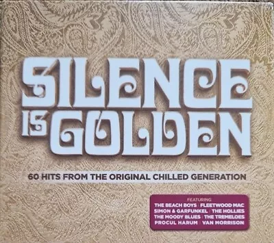Silence Is Golden - 1960's Greatest Hits 3XCD Hollies Love Affair Troggs Byrds + • £6.99