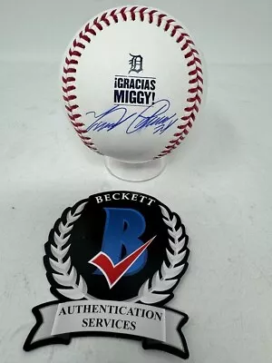 Miguel Cabrera Detroit Tigers Autographed Signed Retirement Baseball Beckett WIT • $51